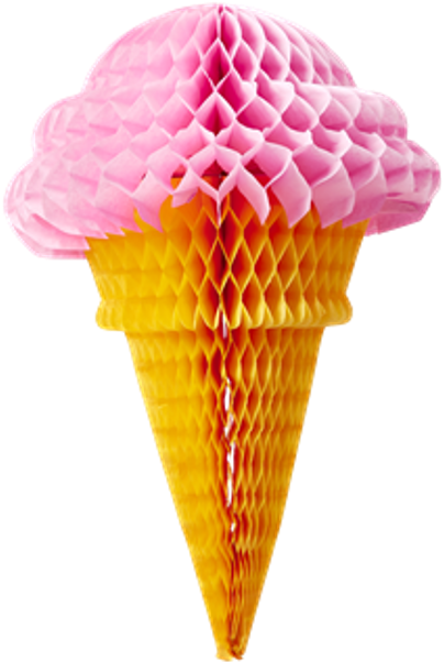 Honeycomb Hanger 'ice Cream' (666x666)