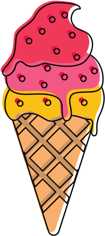 Ice Cream Cone - Illustration (550x550)