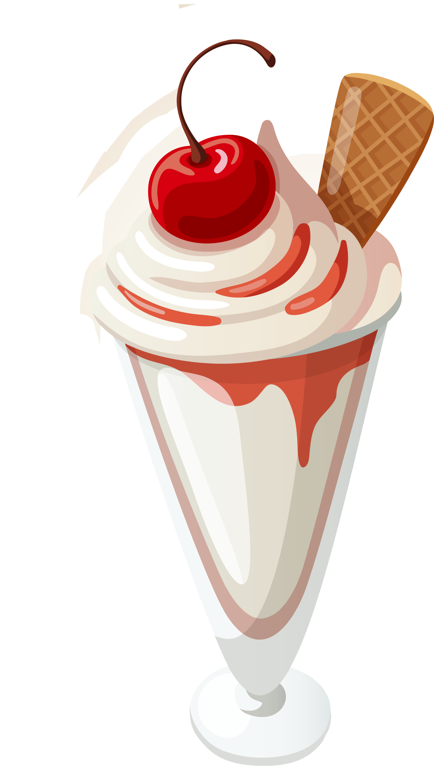 Ice Cream Cone Sundae Snow Cone - Animated Ice Cream Sunday Png (3000x3000)