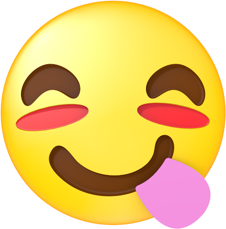 Issue A Tongue / Shy Smile - て へ ぺろ 絵文字 (500x500)