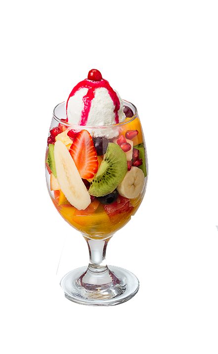 Fruit Salad With Ice Cream Transparent Image - Fruit Salad Cup With Ice Cream (930x720)