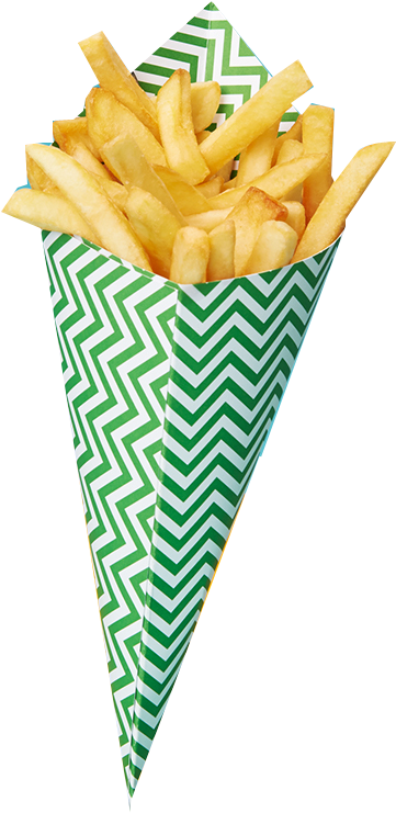 French Fries Fast Food Ice Cream Cone Potato Condiment - Batata No Cone Vetor (931x931)