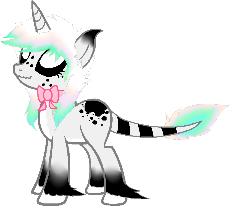 Opal Dragon Pony Closed By Squidpup - Opal (834x736)