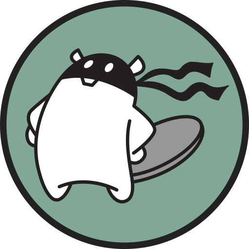 Making Mischief • Ninja Beaver Design - 7 Dimensions Of Wellness (512x512)