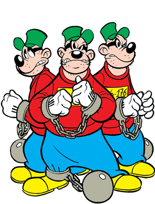 Quel Geniaccio Di Carl Barks Non Poteva Fare Un Dispetto - Tatuagem Do Tio Patinhas E Irmaos Metralha (318x436)