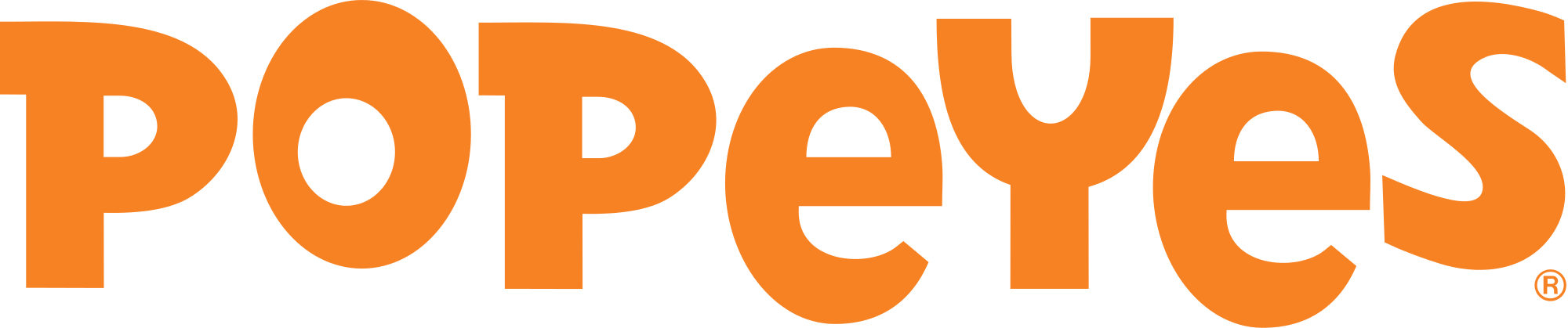 Popeyes Louisiana Kitchen - Popeyes Louisiana Kitchen Logo Png (2000x419)