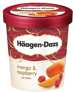 Haagen-dazs Mango & Raspberry Ice Cream 500ml - 哈 根 達 斯 芒果 (900x962)