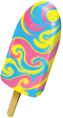 Rainbow Ola - Ola Rainbow Ice Cream (500x483)