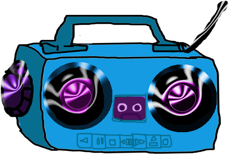 My Boombox By Sexybenplz On Clipart Library - My Boombox By Sexybenplz On Clipart Library (900x600)