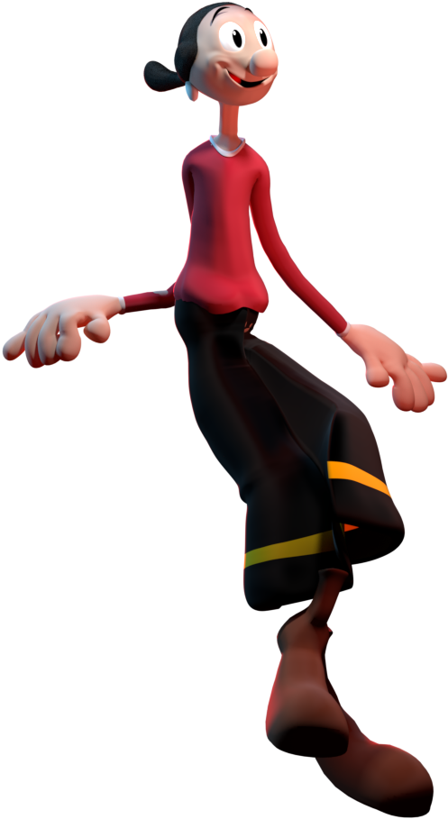 Popeye Olive Oyl By Nicolaigjelsvike - Cartoon (713x1000)