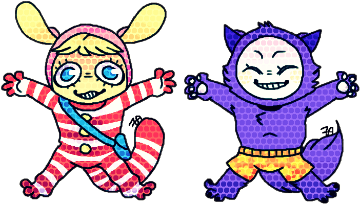Popeye And Kimono By Afroclown - Cartoon (733x411)
