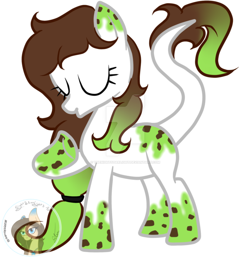 Mint Chocolate Chip [request] By Cassidyspectrum - Chocolate Chip Mlp Oc (812x983)