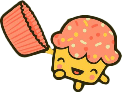 Resultado De Imagem Para Doces Kawaii Desenho - Funny Cartoon Cupcakes (400x400)