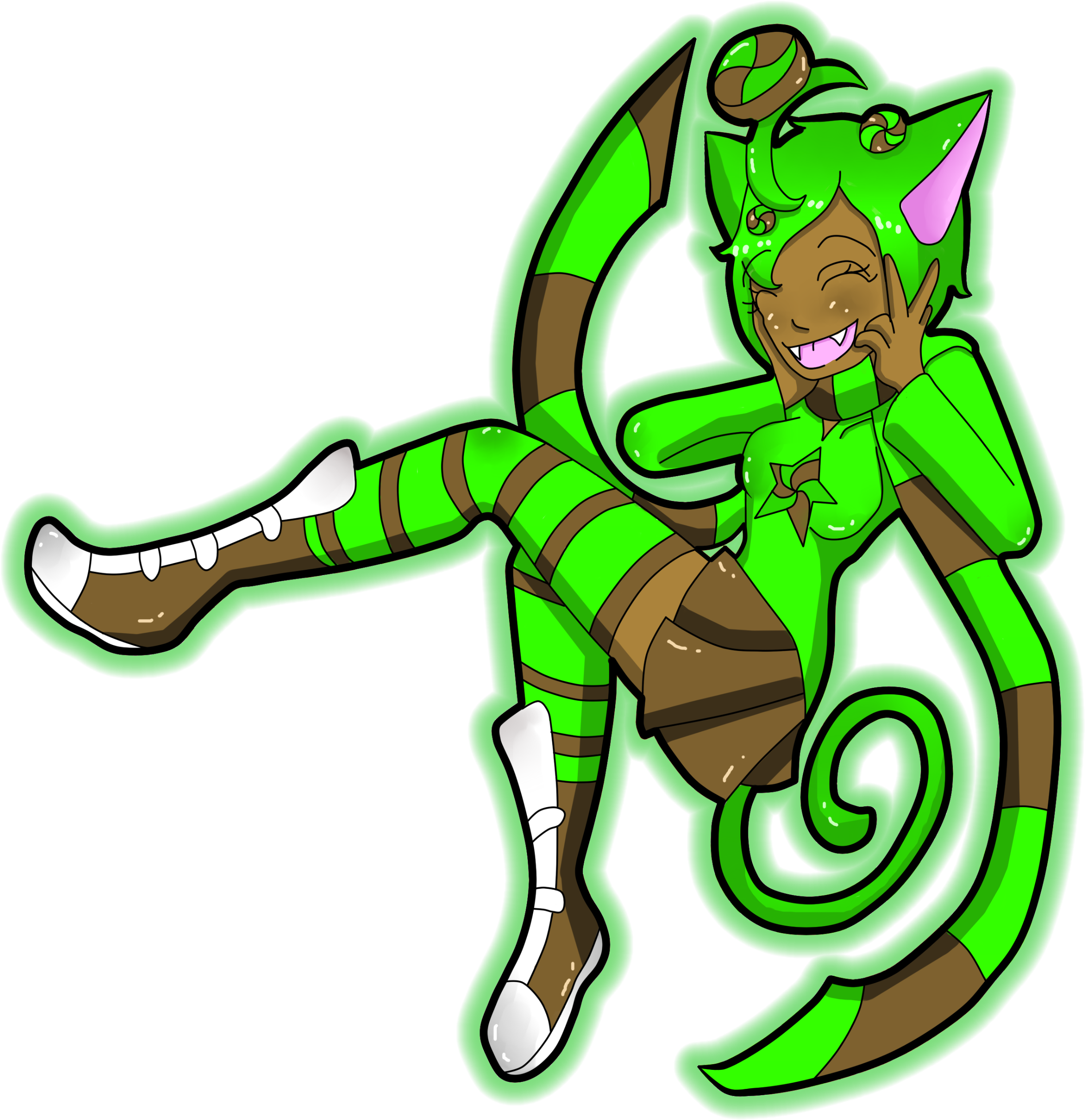 Mint Chocolate Trickster By Greeny-star - Illustration (2550x2805)