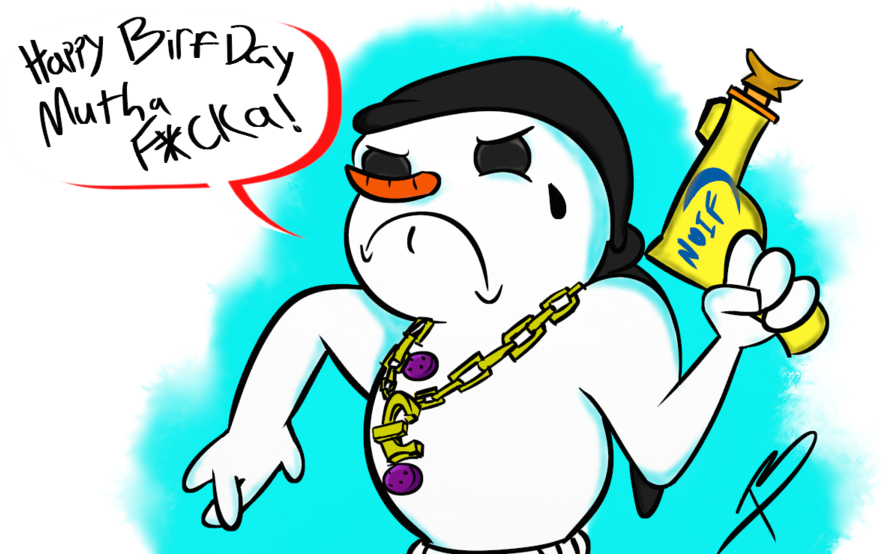 Frosty The Gangsta By Tricycloplots - Frosty The Snow Nigga (1024x553)