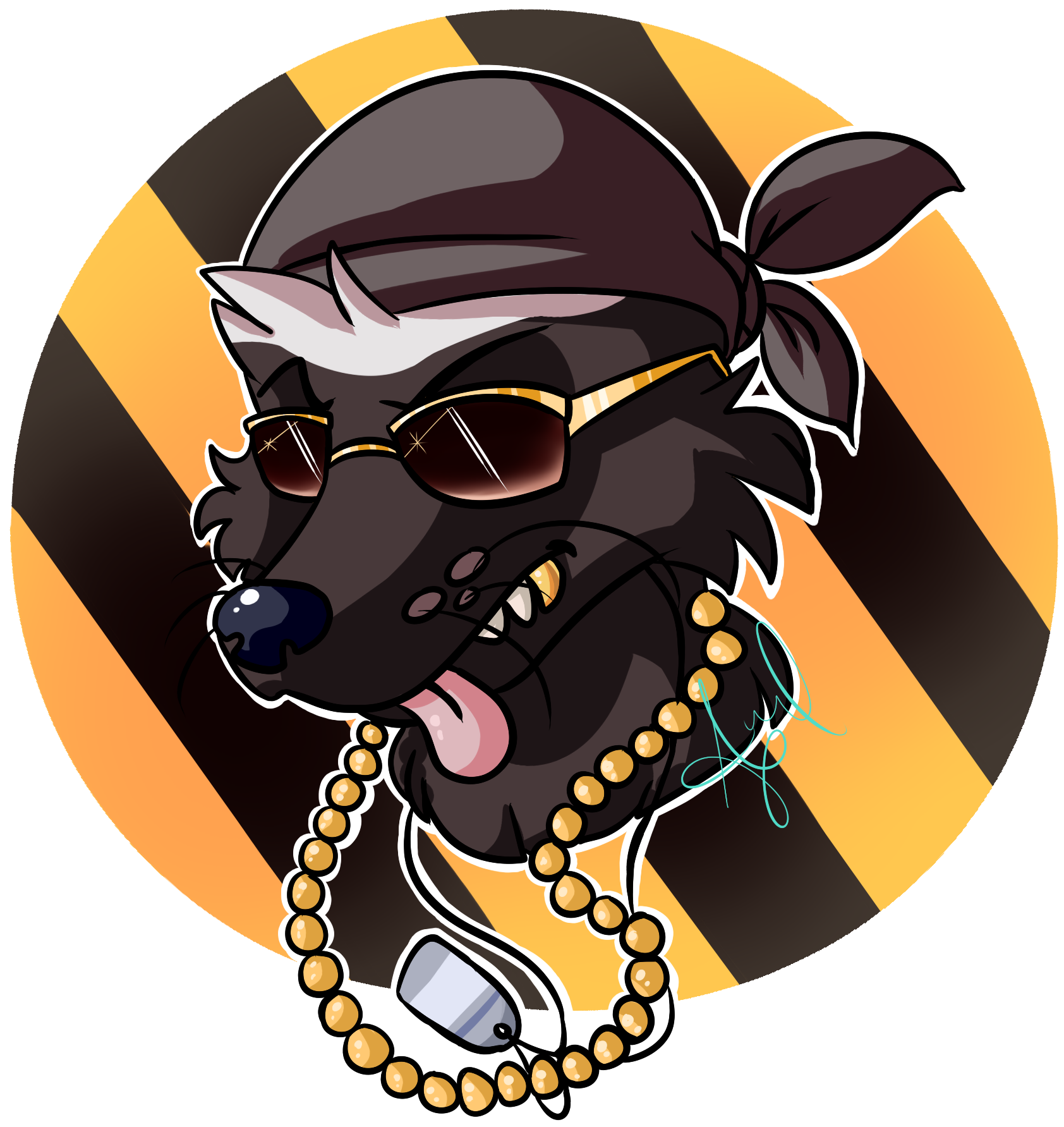 Ghetto Gangster Honey Badger By Psandabear Ghetto Gangster - Gangster Honey Badger (2000x2000)