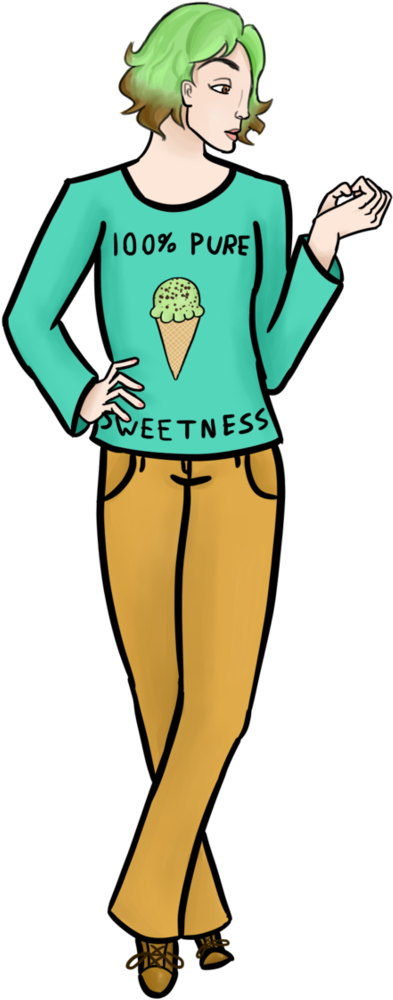 Mint Chocolate Chip By Astrothenomer - Cartoon (713x1121)