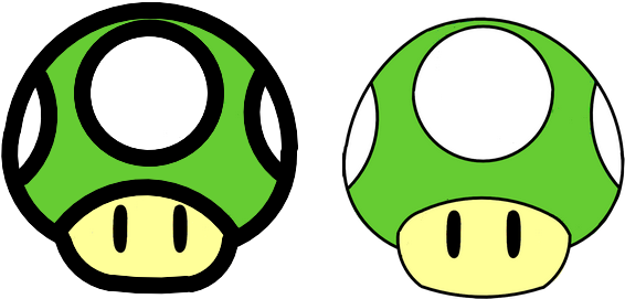 Mushroom Clipart 1 Up - Mushroom Clipart 1 Up (600x300)