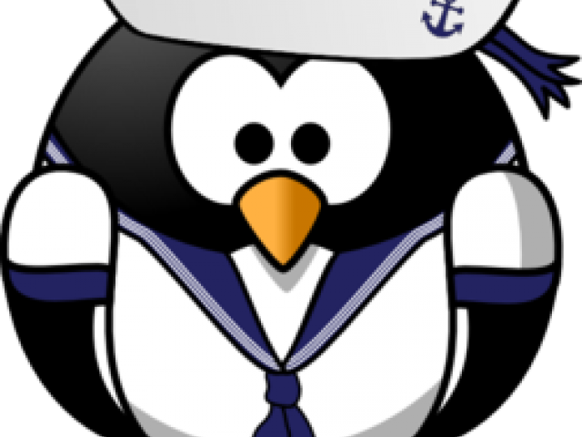 Sailor Clipart Vector - Sailor Penguin Shower Curtain (640x480)