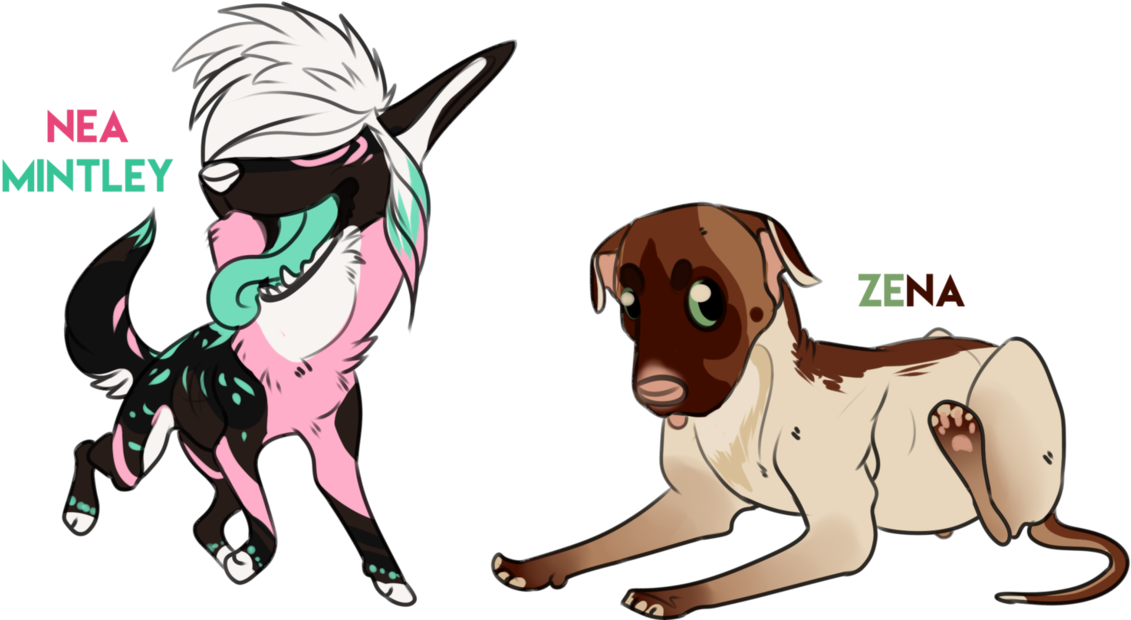 Cotton Candy Surprise And Mint Chocolate By Sucioperro - Cartoon (1227x651)