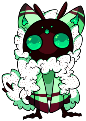 Mint Chocolate Creme Koshi Closed By Littlelostdemonchild - Cartoon (600x600)