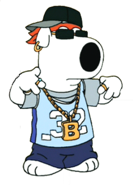 Share This Image - Brian Family Guy Gangster (431x600)