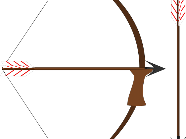 Images Of Bow And Arrow - Clip Art (640x480)