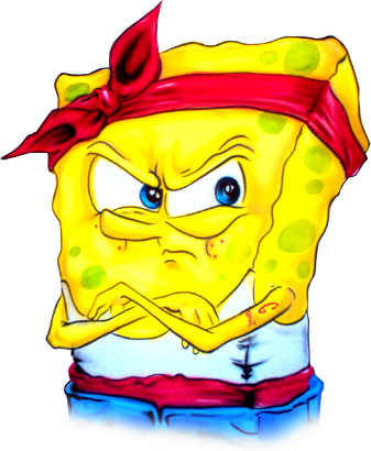 Spongebob Gangsta - Spongebob Swag (337x410)