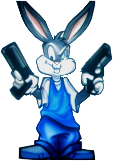 Bugs Bunny Gangsta - Gangsta Bugs Bunny (367x522)
