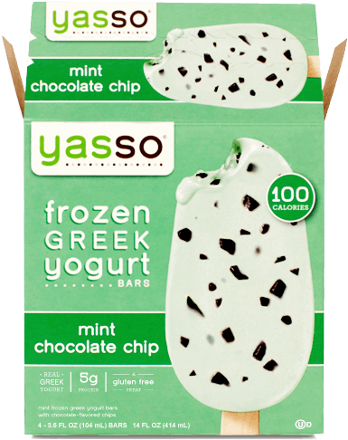 Mint Chocolate Chip Yasso - Yasso Greek Yogurt Bars (457x568)