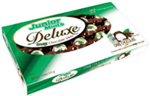 Junior Mints Deluxe Foiled Dark Chocolate Mints - Tootsie Roll Junior Mints Deluxe Dark Chocolate 22 (500x500)