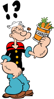 Popeye's Disgustipated - Popeye The Sailor Vector (674x518)