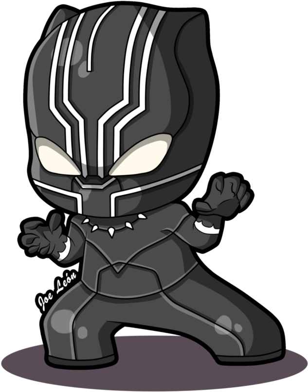 Black Panther By Joeleon On Deviantart - Black Panther Drawing Chibi (774x1032)
