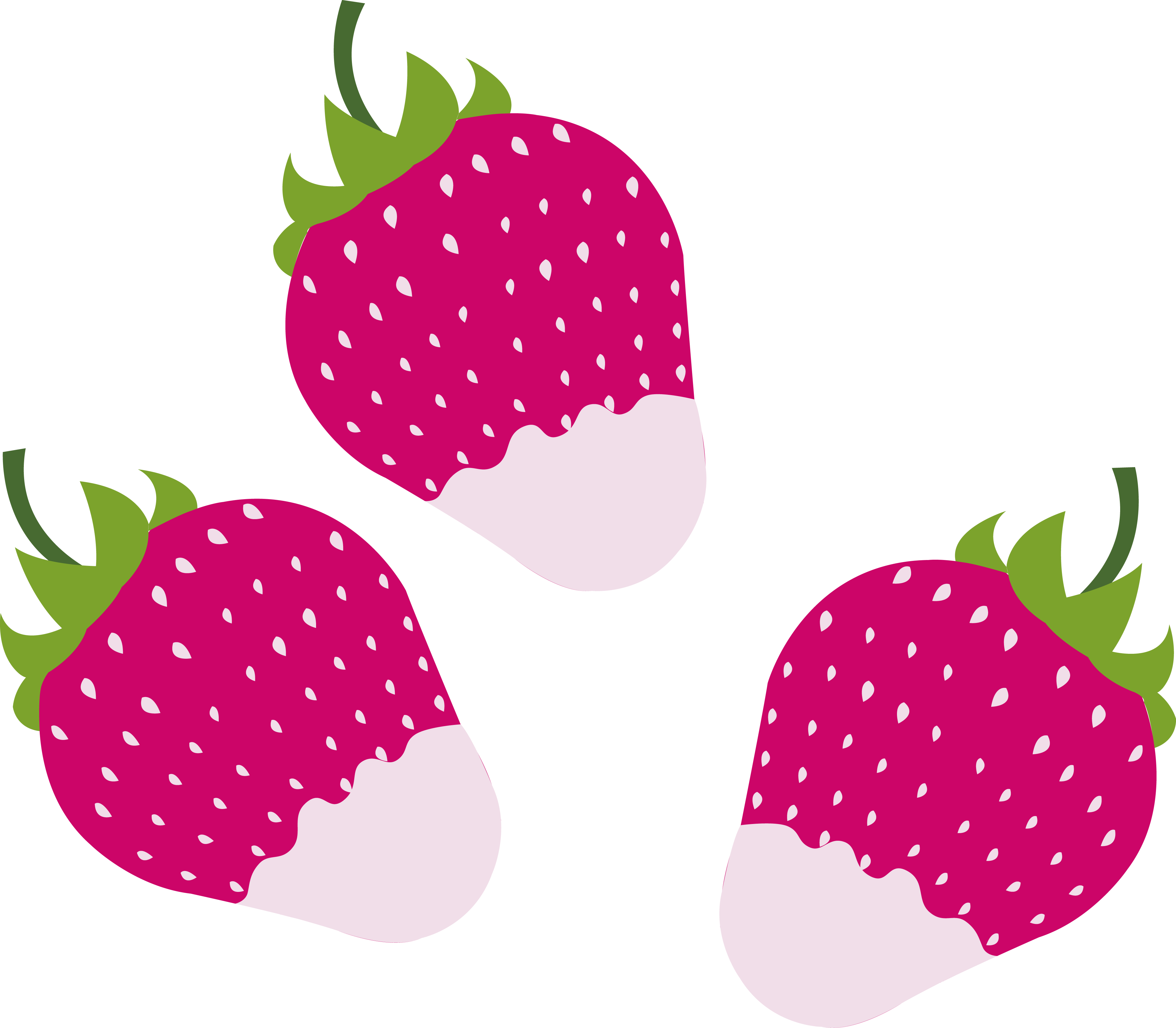 Berries'n'cream Cutie Mark - Mlp Strawberry Cutie Mark (4000x3497)