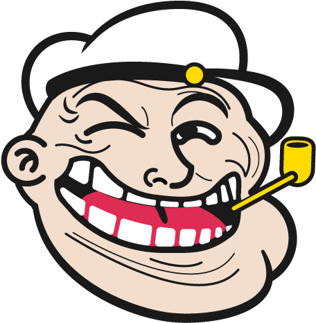 Troll Popeye By Mynameistroll - Troll Popeye By Mynameistroll (500x500)