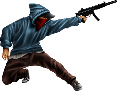 Download Png Image Report - Gangster Png (400x314)