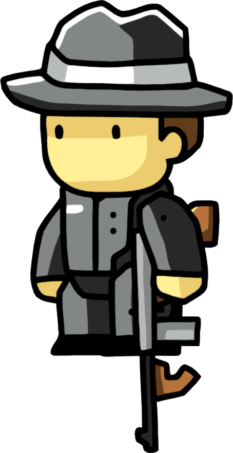 Gangster Png Clipart - Transparent Cartoon Gangster (454x882)