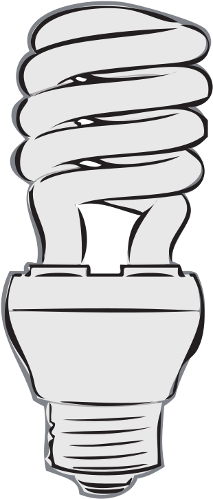Lamp Clipart - Energiesparendes Licht Getränke Untersetzer (566x800)