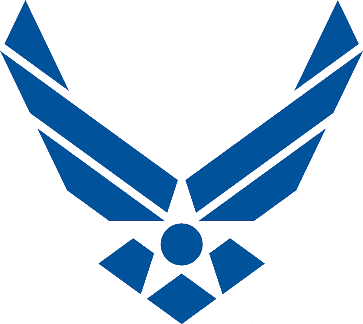 Air Force - U.s. Air Force Logo Throw Blanket (1560x1391)