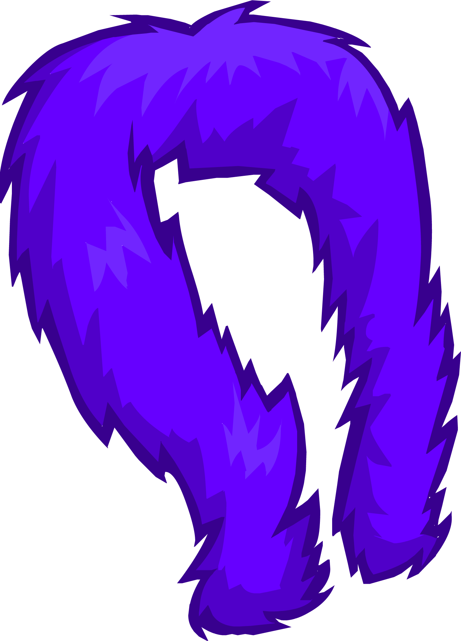 Purple Feather Boa Icon - Clip Art Feather Boa (1474x2049)