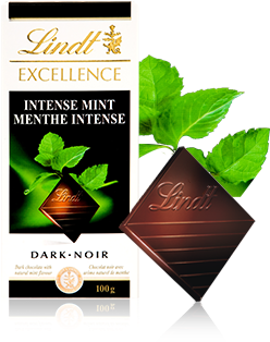 Шоколад Lindt Excellence Intense Mint Фото - Lindt Excellence Mint Intense 100g (411x446)
