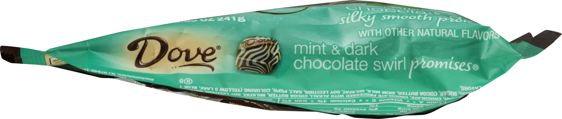 Dove, Silky Smooth Promises Mint & Dark Chocolate Swirl - Dove Chocolate (1800x381)
