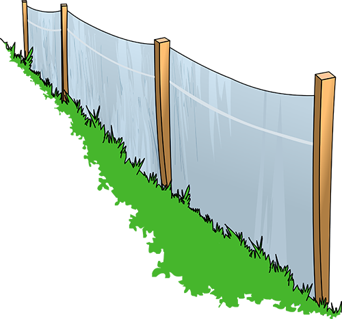 Silt Fences Are Perimeter Controls, Typically Used - Fence (500x466)