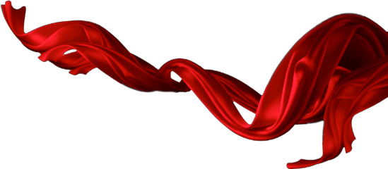 Tela Silk Seda Cloth Cinta Freetoedit - Red Ribbon Transparent Png (1024x448)