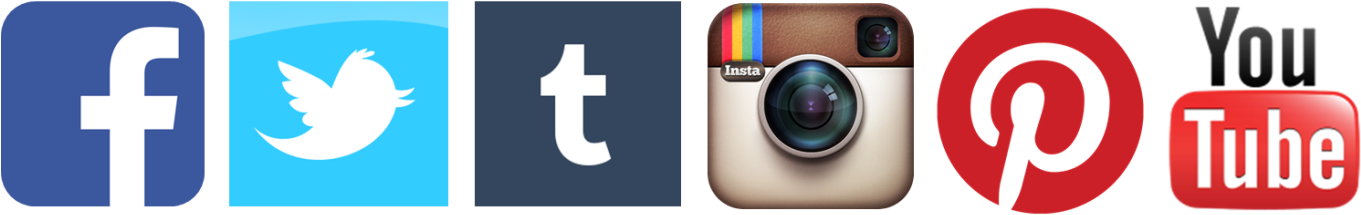 Social Media - Twitter Instagram Facebook Logo (1372x237)