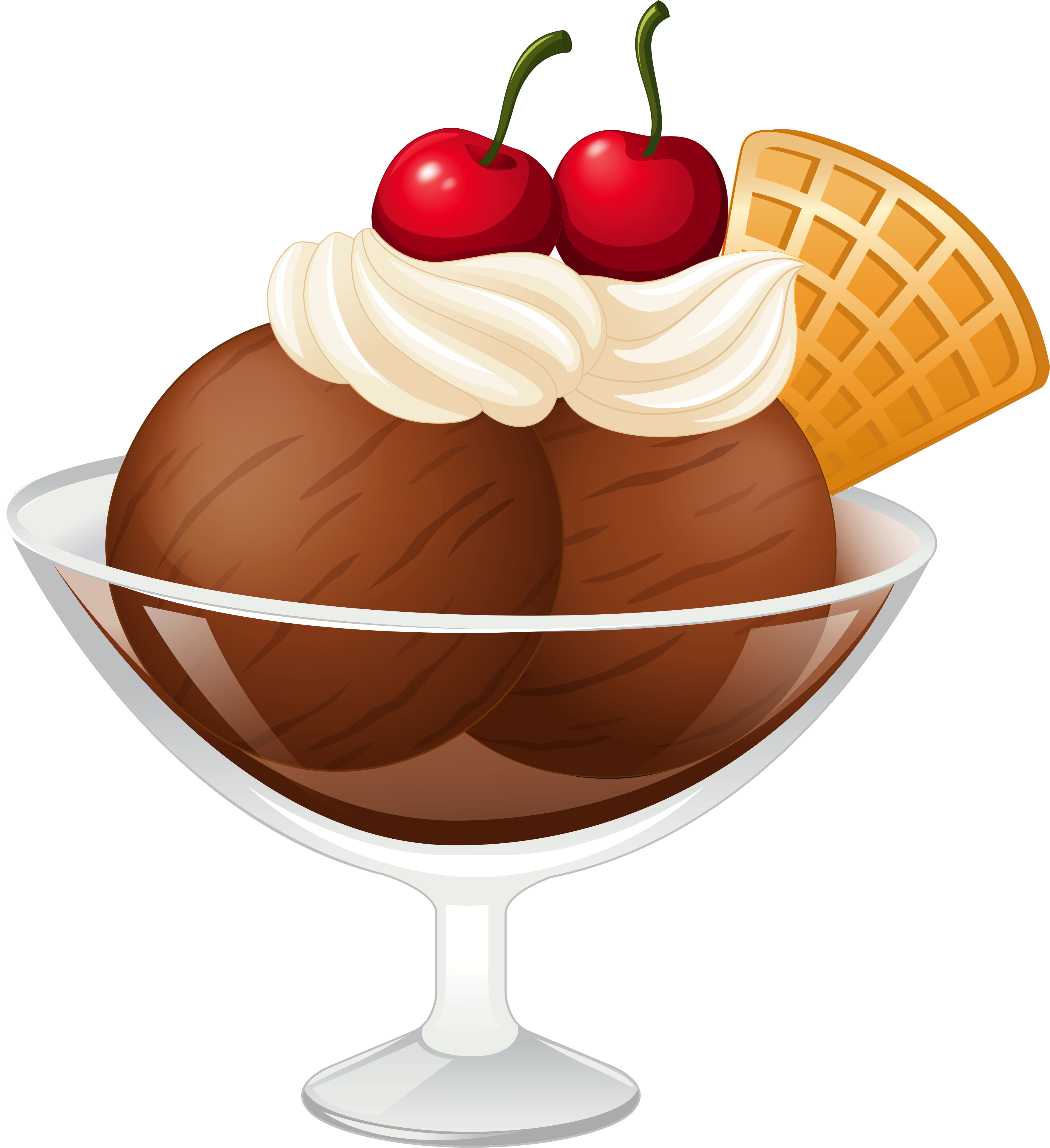 Chocolate Ice Cream Sundae Transparent Picture - Ice Cream Sundae Transparent (3768x4000)