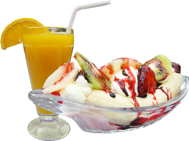 Fruit Salad With Ice Cream Png Photo - Fruit Salad With Ice Cream Png (700x490)