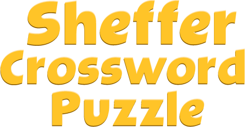 Sheffer Crossword Puzzle Answers Large1 Portray Lovely - Crossword (497x258)
