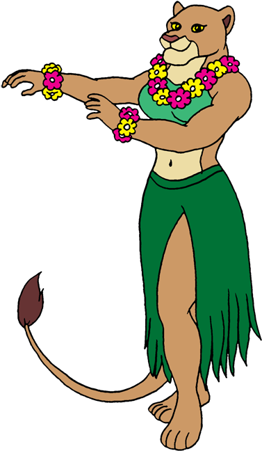 Hula Daphne Lioness By Lionkingrulez - Lion King Daphne (398x665)