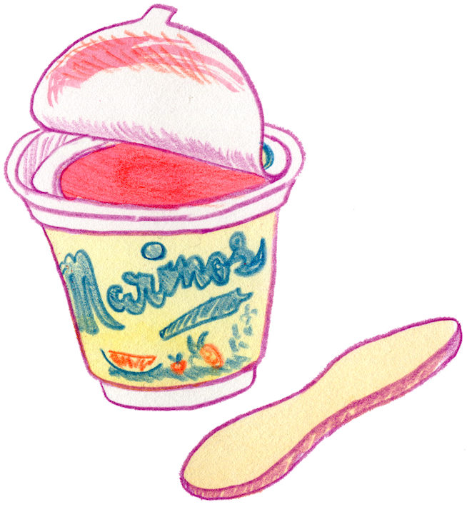 An Immigrant Who Arrived In America From Greece In - Italian Ice Cream Cup (664x727)